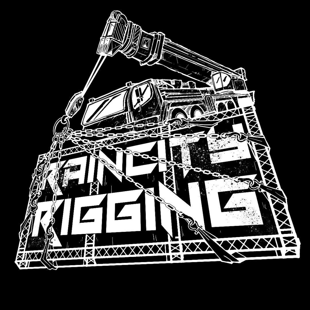 Raincity Rigging crane and truss logo